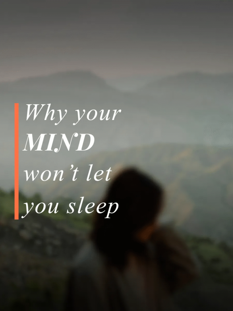 mind won't sleep with stress